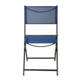 thumbnail image 5 of BizChair Set of 4 Commercial Grade Indoor/Outdoor Folding Chairs with Navy Flex Comfort Material Backs and Seats and Black Metal Frames, 5 of 16