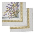 thumbnail image 1 of Vargottam Luxury Collection Dinner Table Linen Dcor Cotton Napkin Printed Fabric Reusable Napkins Set Of 12, 20 X 20 - Lavender, 1 of 6