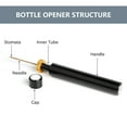 thumbnail image 4 of Portable Manual Wine Opener Air Pressure Pump Wine Bottle Opener Corkscrew Wine Opening Tool for Home Restaurant Bar, 4 of 9