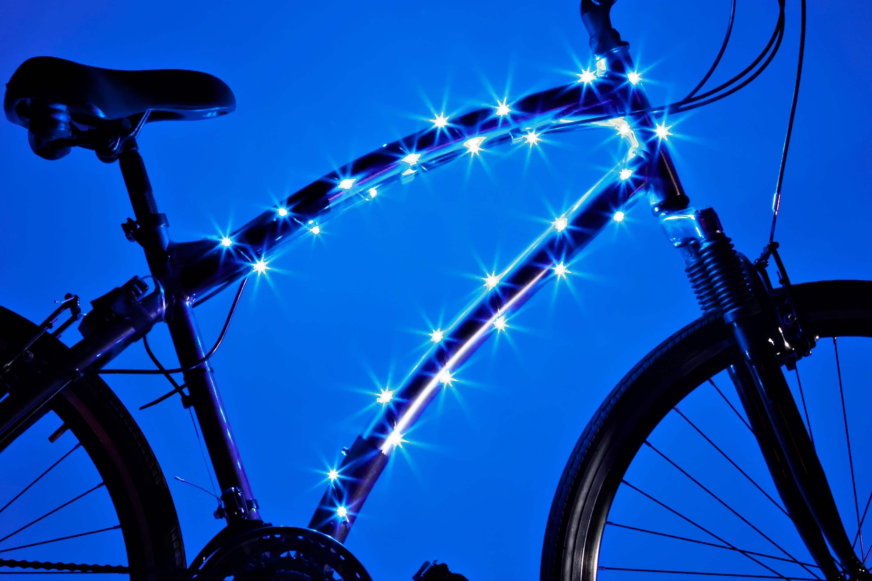 Details about   LED RECHARGEABLE FRAME LIGHT Bike Bicycle Glow safety 3 modes flashing cycling