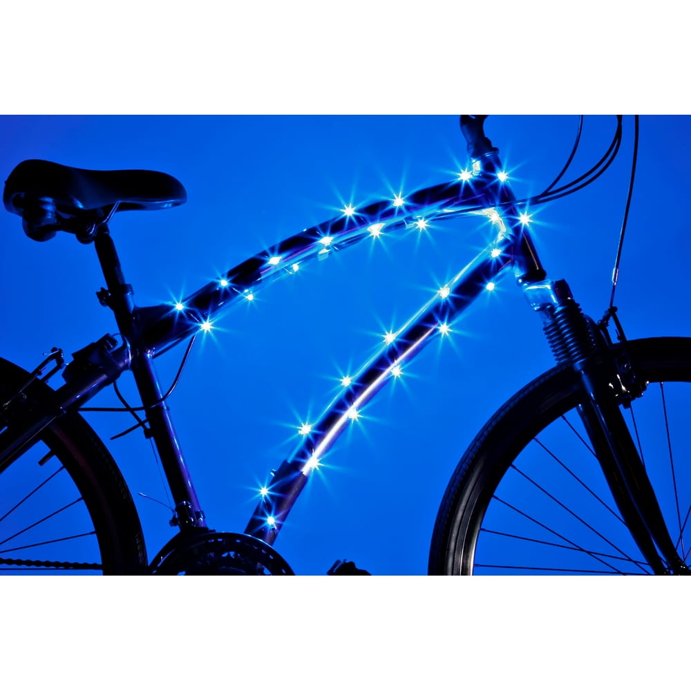 Cosmic Brightz LED Bicycle Accessory Frame Light, Blue
