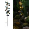 Linjieee Solar Wrought Lights Garden Decorative Cartoon Garden Lights