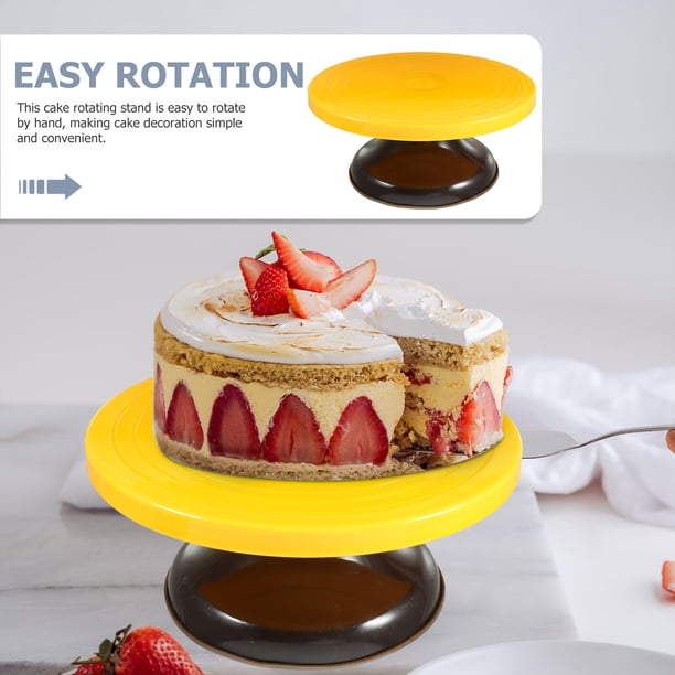BRIGHTFUFU Para Decorar Pasteles Con Rodamientos Flexibles Y Base Antideslizante Multicolor