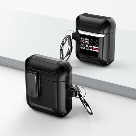 Duo Shield Secure Lock Designed For Apple AirPods Generation 1 & 2 With Hook  Black/Black price history on PriceWatchPro