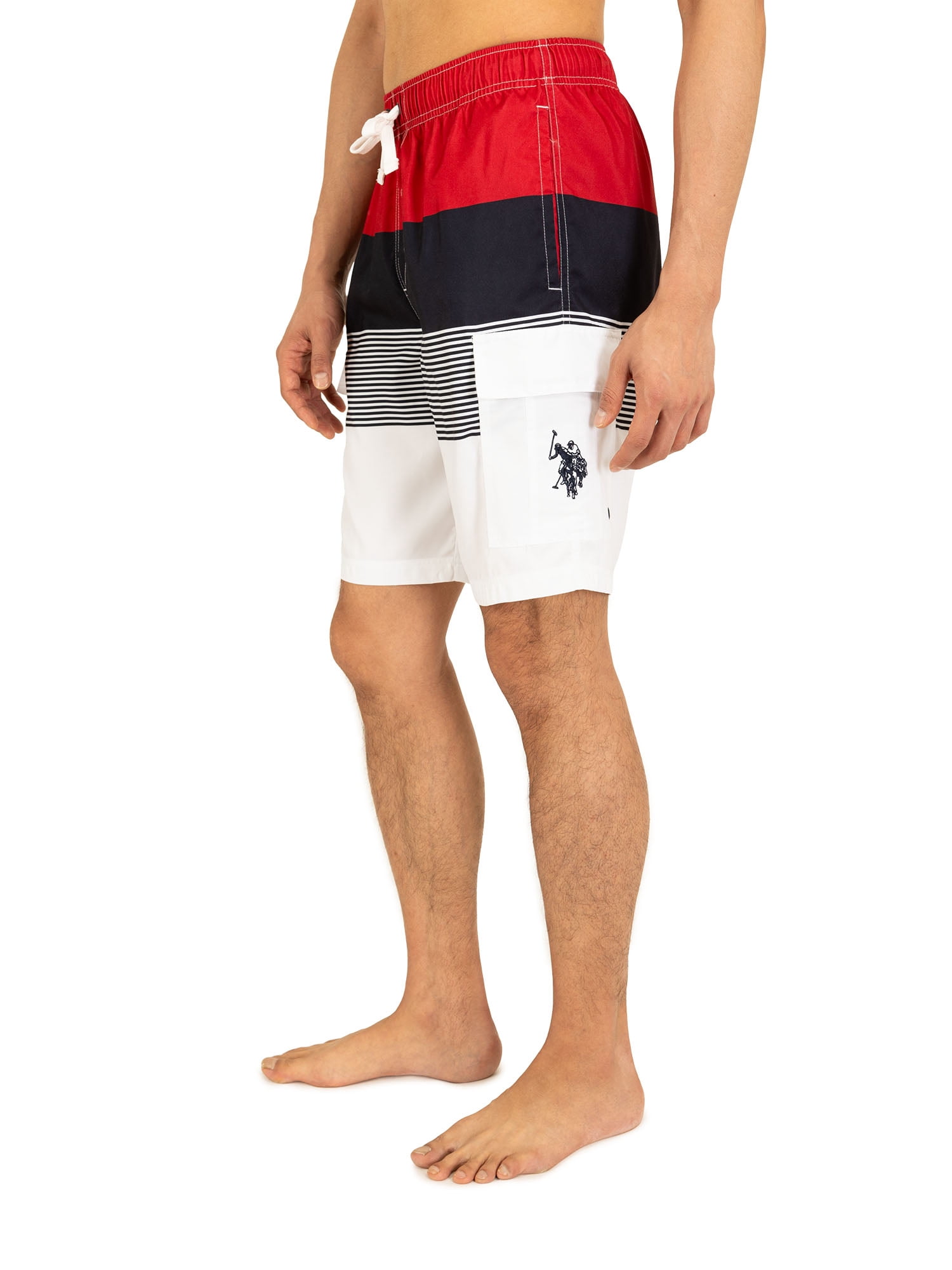 U.S. Polo Assn. Men's & Big Men's Cargo Swim Shorts, Sizes S-3XL