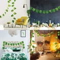 thumbnail image 7 of 1 Pack 20 LED Monstera Leaf String Lights,6.6ft Artificial Tropical Palm Leaves Wall Hanging Vine with Lights,Summer Decoration for Hawaiian Jungle Safari Luau Party Beach BBQ Theme Table Decor, 7 of 7