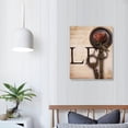 thumbnail image 3 of Nawypu  Abstract Love Wall Art Champagne Rose Picture Canvas Print Wall Painting Modern Abstract Artwork Wall Décor for Bedroom Living Room Bathroom Office, 3 of 4
