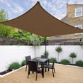 thumbnail image 3 of Funda impermeable para muebles de jardín de color marrón de 3 x 4 m para mesa y sillas de patio, 3 of 8