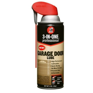 3-IN-ONE Garage Door Lubricant with Smart Straw Sprays 2 Ways, 11 OZ Twin  Pack, 100584 