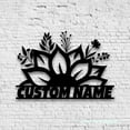 thumbnail image 2 of Craftnamesign Custom Sunflower Monogram Metal Wall Art LED Light, Sunflower Sign, Sunflower Decor, 2 of 5
