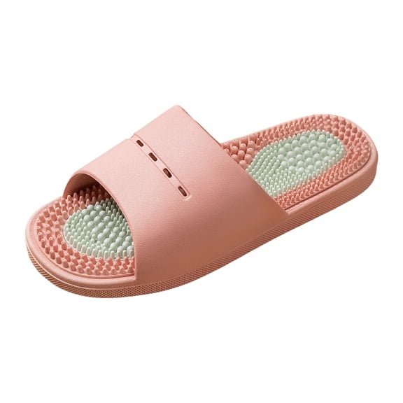 YLYL Men Women Massage Slippers Open Toe Plantar Fasciitis Pain Relief Slip on Summer Shower Shoes