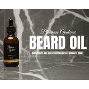 Platinum Opulence Beard Oil - Restore Natural Moisture and Soften Your Beard To Help Relieve Beard Itch - Beard Softener