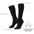 thumbnail image 4 of Naloa Black Thigh High Socks Extra Long Stretchy Sock Women Over Knee High Opaque Stocking Daily Wear, 4 of 6