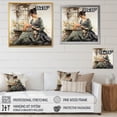 thumbnail image 4 of Designart "Beauty Asian Painting IV" Asian Floater Framed Wall Decor, 4 of 7