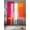 Orange Black Yellow, variant on Pink Orange Sheer Curtains 84 Inch Length 2 Panels Set, Geometric Modern Abstract Oil Painting Voile Window Treatment Rod Pocket Curtains Sheers Drapes for Bedroom/Living Room/Kitchen 52"x84"x2
