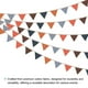 thumbnail image 4 of Banderines de tela de 8.5 pies de Uxcell para colgar, color de otoño para decoraciones de Navidad, baby shower, fiesta de aniversario, 10 piezas, 4 of 7