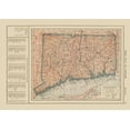 thumbnail image 2 of Reynold 14x11 Black Ornate Wood Framed with Double Matting Museum Art Print Titled - Connecticut - Reynold 1921, 2 of 4