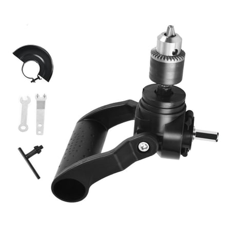 CEORPER Right Angled Bending Extension Chuck Drill Adapter Drives for Hand Drill Heavy