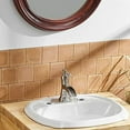 thumbnail image 6 of BWE Bathroom Faucet Brushed Nickel Waterfall Sink Bath Faucets Single Handle Hole Lavatory Vanity Restroom Commercial Water Supply Lines Hose Polished, 6 of 9