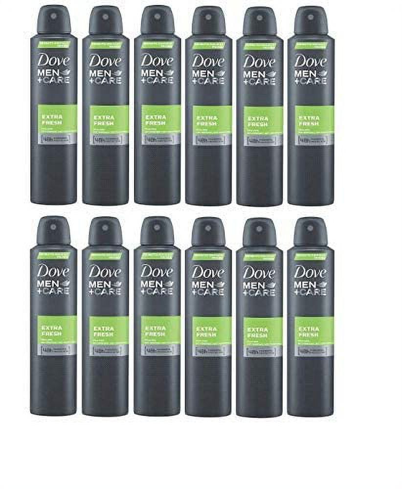 Dove Men + Care Extra Fresh Antiperspirant Deodorant 48H Spray 150 Ml / 5 Fl Oz, 61.2 Fl Oz (Pack Of 12)
