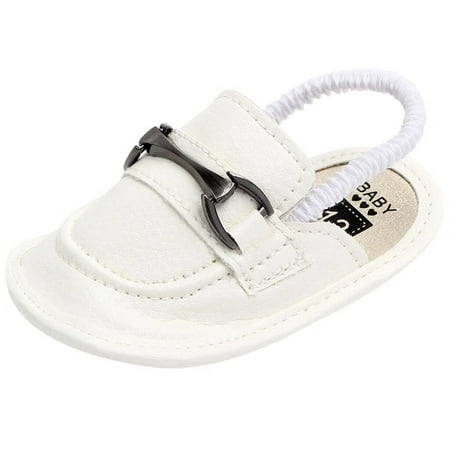 

〖Roliyen〗Toddler Shoes Newborn Baby Girls Boys Toddler Metal First Walkers Soft Sole Shoes