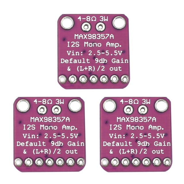 3X Max98357 I2S 3W Clase Amplificador D Interfaz de Breakout Dac Módulo Decodificador Tarjeta de Audio Sin Filtro para Raspberry Pi Esp32