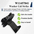 thumbnail image 3 of Washer Lid Lock Strike W11457841 for, 3 of 5