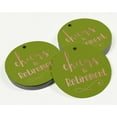 thumbnail image 3 of Inkdotpot Real Rose Gold Foil Cheers To Retirement Tags Favor Hang Paper Tags 100 Pieces, 3 of 6