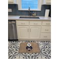 thumbnail image 3 of Carolines Treasures 8749RUG Halloween Ghost Spider Bat Fleur De Lis Machine Washable Memory Foam Mat, 3 of 4