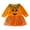 style-01 Orange, variant on Gubotare Baby Girl Halloween Bodysuits Girls Bodysuits Long Sleeve Bodysuit Clothing Stylish Letter Print Fall Outfit for Toddlers 0 3 6 9 12 18 24 Months (Orange,6-12 Months)