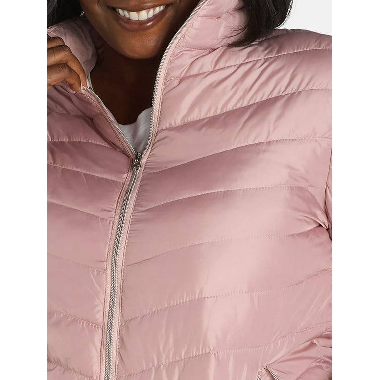 Big Chill Women's and Women's Plus Packable Puffer Jacket Big Chill Women's and Women's Plus Packable Puffer Jacket