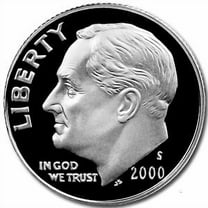 2000-S Silver Roosevelt Dime Gem Proof