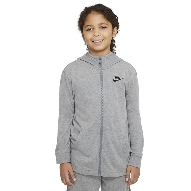 Sudadera Nike NSW Hoodie FZ Niños UNISEX DA0801-091 gris S