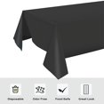 thumbnail image 3 of Manteles desechables impermeables, cubierta Rectangular para mesa de comedor, hogar, cocina, boda, fiesta, Picnic al aire libre, 137x274cm, 3 of 5