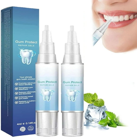 WEIWEIGG Gum Care Gel Pen, Instant Cooling, Soothing Support for Sensitive Gums, Teeth Refresher with Gentle Cleaning, 2X4ml