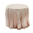 thumbnail image 2 of Round Table With Sequined Small Tablecloth, 60Cm, 2 of 4