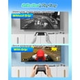 thumbnail image 4 of Empuñaduras de Mano para Nintendo Switch 2, Soporte para Controlador Izquierdo+derecho, Controlador Ergonómico, Mango para Gamepad, Empuñadura para Controlador de Juegos ABS, Empuñadura, Accesorios de Juego Resistentes Al Desgaste, 2 Pzas, Negro, 4 of 8