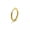 gold 1pc, variant on Spring Ear Clip Solid Surgical Steel Hinge Segment Earring Ear Stud Unisex --gold 1pc-2*10mm