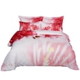 thumbnail image 2 of Dolce Mela DM700Q Floral Bedding Duvet Cover Set, Queen Size - Pink, 2 of 5