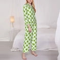 thumbnail image 3 of Sikiie Cute green monster Print Pajamas for Women Set, Womens Pajama Sets, Lounge Sets for Women, 2pjs for Women-Small, 3 of 7