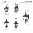 thumbnail image 5 of Livex Lighting Cambridge 2 Light Outdoor Wall Lantern, 5 of 8