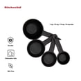 thumbnail image 4 of Juego de tazas medidoras KitchenAid Universal de 4 piezas, color negro, 4 of 6