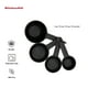 thumbnail image 4 of Juego de tazas medidoras KitchenAid Universal de 4 piezas, color negro, 4 of 6