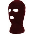 thumbnail image 4 of 3 Holes Ski Mask Full Face Cover Outdoor Balaclava Winter Knitted Neck Gaiter for Halloween Sports Cycling, 4 of 13