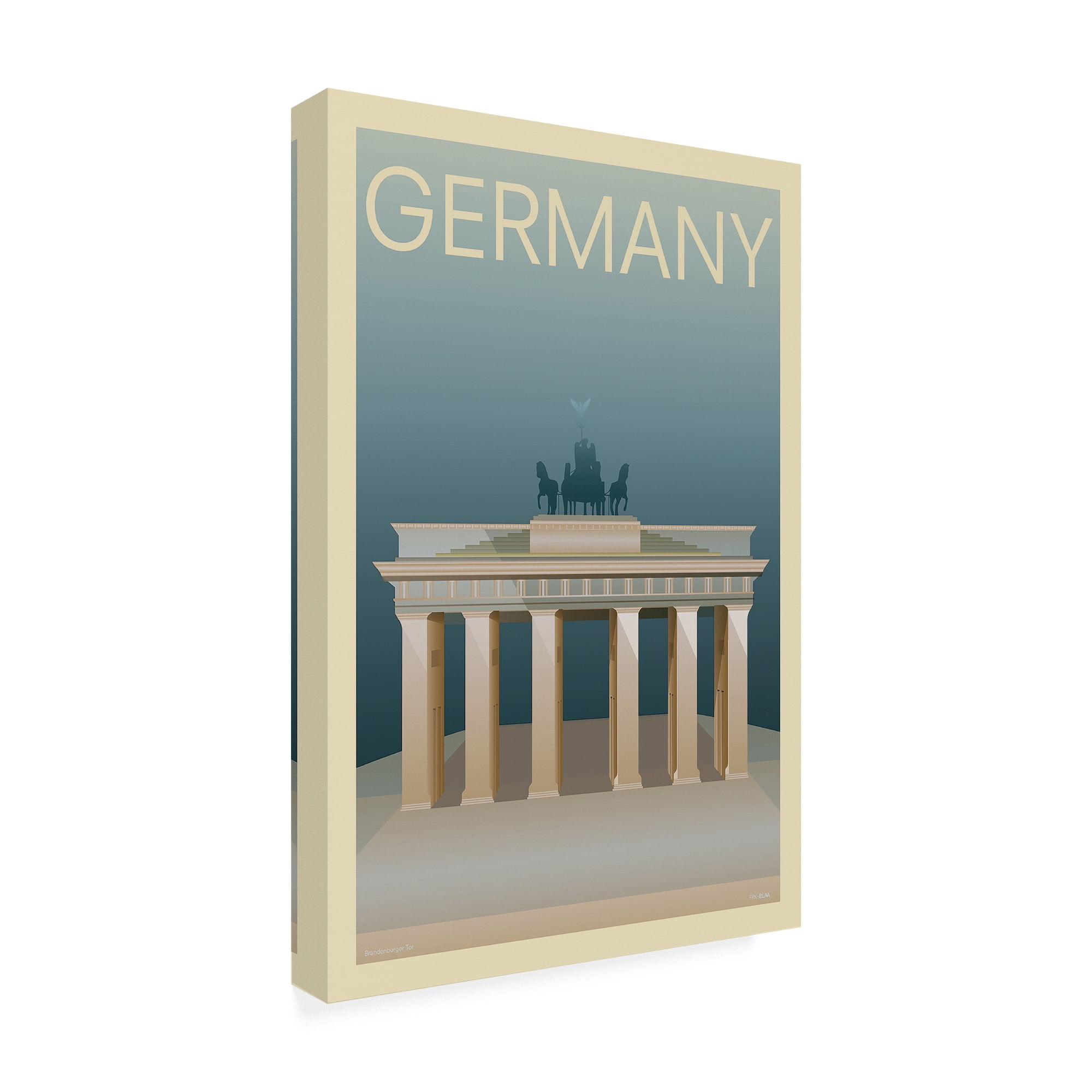 Trademark Fine Art 'Germany Poster' Canvas Art by Incado