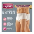 thumbnail image 3 of Ropa Interior para Incontinencia&nbsp;Depend Unisex Grande con tecnología Derma Protect con 18 pzas, 3 of 6