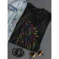 thumbnail image 3 of Horse With Colors T-Shirt Women -Image by Shutterstock, Female Small, 3 of 4