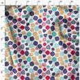 thumbnail image 3 of Soimoi Geometric Print, Poly Taffeta Fabric, Decor Sewing Fabric by The Yard 56 Inch Wide, Decorative Fabric for Outdoor Upholstery, Umbrellas and Home Accents, White, 3 of 6