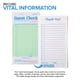 thumbnail image 3 of Cuadernos de cheques para invitados Stock Your Home Green (paquete de 10), 3 of 7