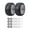 11×6.00-5, variant on Flat Free Sturdy Tire for Lawn Mower & Zero Turn – Heavy Duty 450lbs Capacity – Centered Hub Wheel with 1/2", 5/8", 3/4" Ball Bearings – Replacement Front Tire for Bad Boy, Garden Carts – 2 Pack